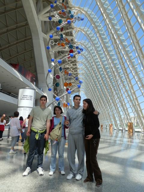 fotos de  visita al museo de las ciencias